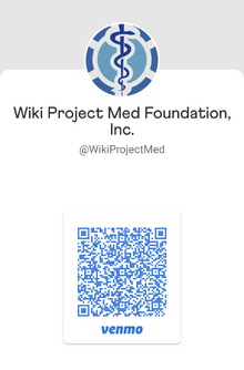 QR code image for donation to WPMedF via Venmo